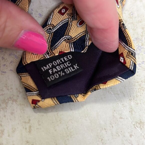 Geoffrey Beene Silk Tie New! - Picture 4 of 5